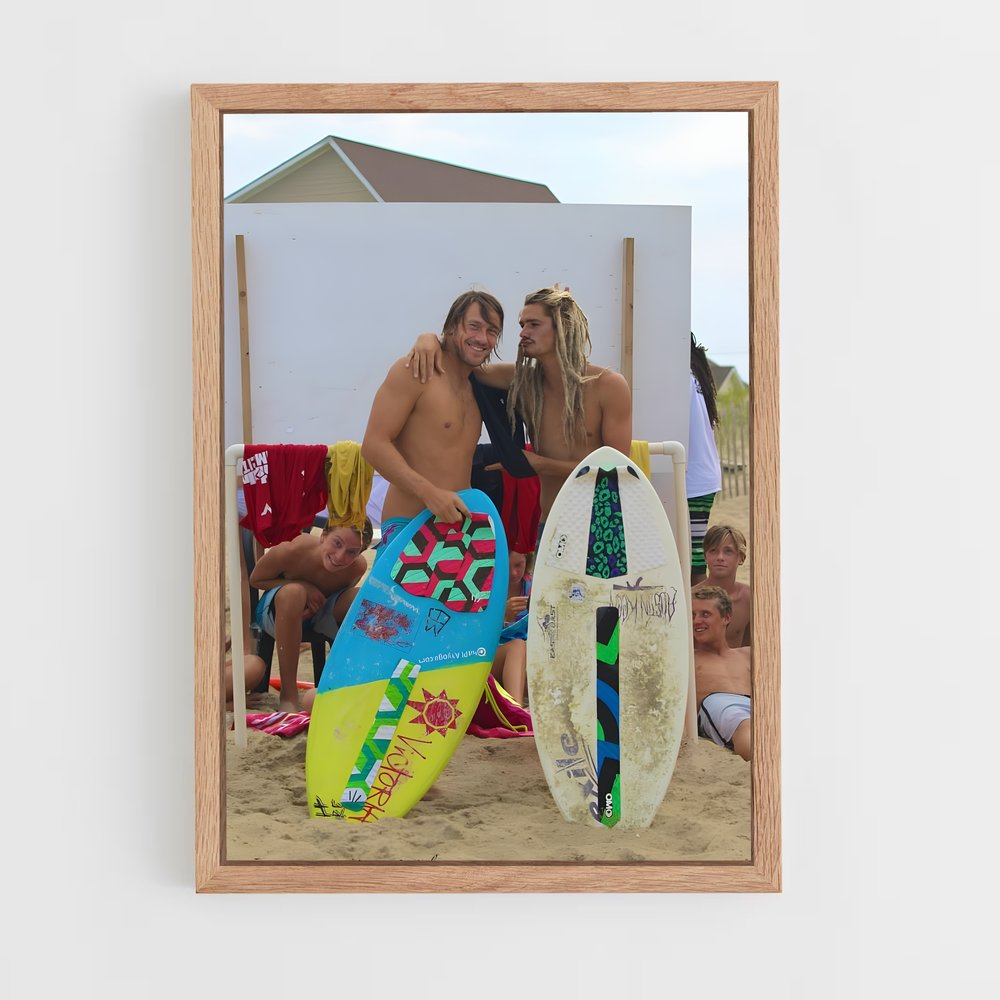 Poster Surfeurs de la Côte – affiche Skimboard (vue 4)